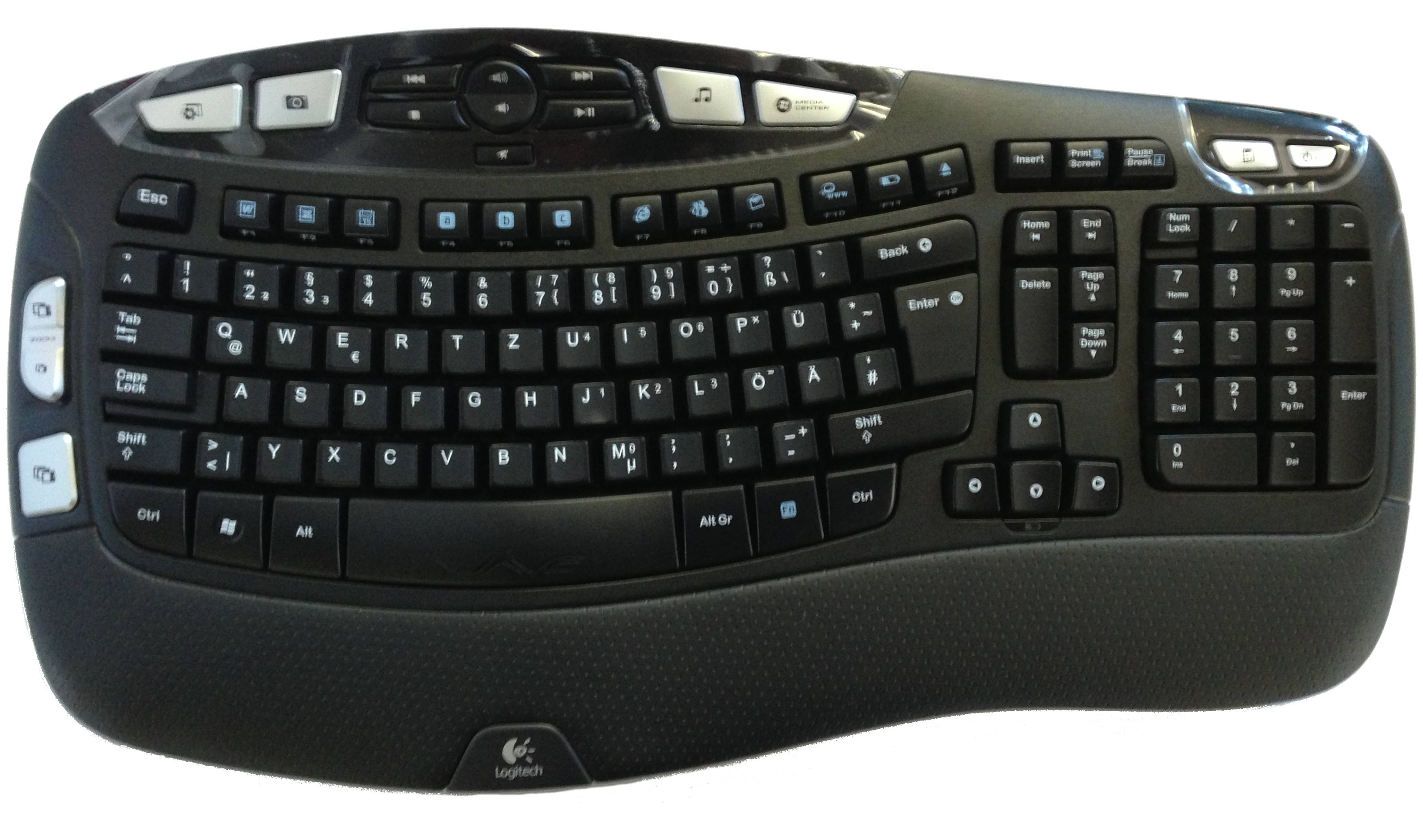 Logitech K350 Compact Tastatur Schwarz QWERTZ USB