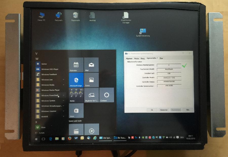 ELO/DELL OEM TouchSystems 17" Touch Screen Monitor OPEN FRAME USB incl